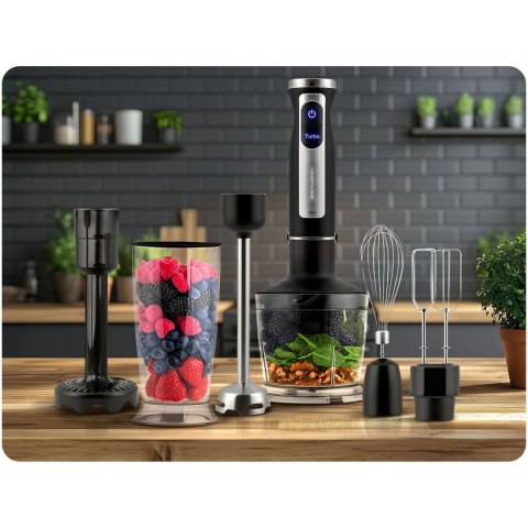 Blender ręczny z butelką 1500 W BD-754 Berdsen