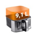 Frytkownica beztłuszczowa Air fryer duża frytownica 9,1l Berdsen 1700 W BD-656 srebrna