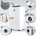 Klimatyzator przenośny 14000 BTU osuszacz grzanie WiFi 37l/24h Berdsen BD-584