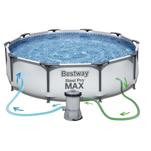 Basen ogrodowy stelażowy 305 x 76 cm 9w1 Bestway 56408