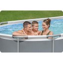 Basen ogrodowy stelażowy 549 x 274 x 122 cm 12w1 Bestway 56710