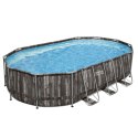Basen ogrodowy stelażowy 610 x 366 x 122 cm 12w1 Bestway 5611R