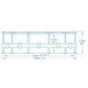 Basen ogrodowy stelażowy 366 x 122 cm zestaw 18w1 Bestway 56420 Bestway