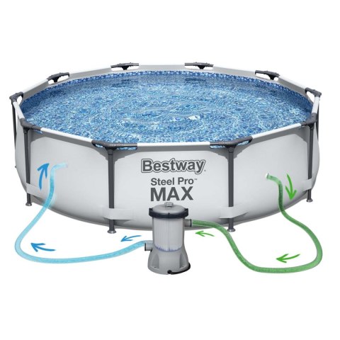 Basen ogrodowy stelażowy 366 x 76 cm 9w1 Bestway 56416 Bestway