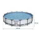 Basen ogrodowy stelażowy 457 x 107 cm 18w1 Bestway 56488 Bestway