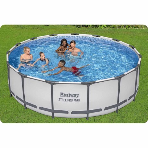 Basen ogrodowy stelażowy 457 x 122 cm 18w1 Bestway 56438 Bestway