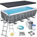 Basen ogrodowy stelażowy 488 x 244 x 122 cm 12w1 Bestway 56670 Bestway