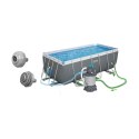Basen stelażowy ogrodowy 412 x 201 x 122 cm 10w1 BESTWAY 56457N