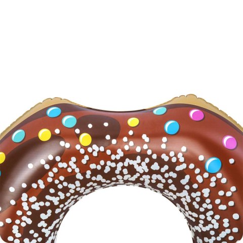 Dmuchane koło plażowe do pływania brązowy Donut 107cm BESTWAY