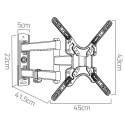 Uchwyt do telewizora 17-56 cali Humberg 30 kg