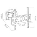 Uchwyt do telewizora 25-70 cali Humberg 50 kg