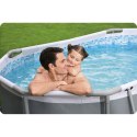 Basen ogrodowy stelażowy 305 x 200 x 84 cm 10w1 Bestway 5614A Bestway