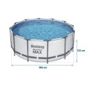 Basen ogrodowy stelażowy 366 x 122 cm 18w1 Bestway 56420 Bestway