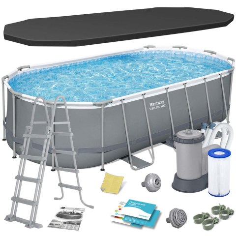 Basen ogrodowy stelażowy 549 x 274 x 122 cm 12w1 Bestway 56710 Bestway