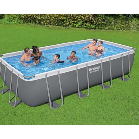 Basen ogrodowy stelażowy 549x274x122cm 17w1 Bestway 56466N Bestway