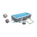 Basen ogrodowy stelażowy 549x274x122cm 17w1 Bestway 56466N Bestway