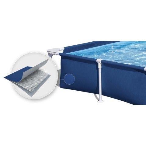 Basen prostokątny stelażowy 221x150x43 cm 16w1 Bestway 56401N Bestway