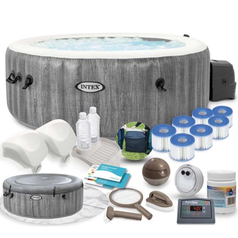 Dmuchane SPA z hydromasażem 4 osobowe zestaw INTEX 28440