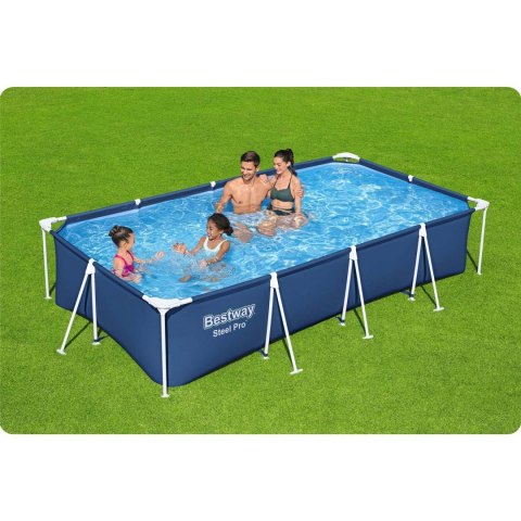 Basen ogrodowy stelażowy 400 x 211 x 81 cm 4w1 Bestway 56405N Bestway