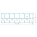 Basen ogrodowy stelażowy 549 x 132 cm 11w1 Bestway 561KC Bestway