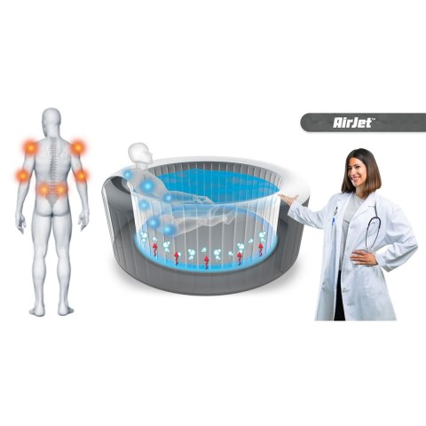 Dmuchane SPA Lay-Z Bali Brown 7 osobowe Bestway 6001P Bestway