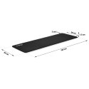 Mata do ćwiczeń z otworami gruba 183 x 60 cm Neo-Sport - 192000 czarna