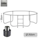 Trampolina ogrodowa 8ft/252cm z siatką zewnętrzną i drabinką Neo-Sport