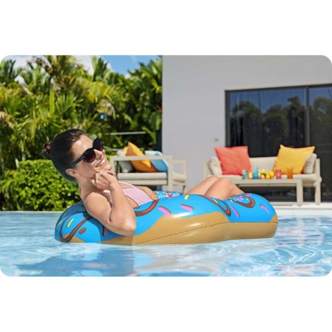 Dmuchane koło plażowe do pływania niebieski Donut 107cm BESTWAY Bestway