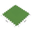 Mata piankowa pod basen puzzle 50 x 50 cm 8 szt Dmuchane