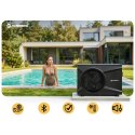 Pompa ciepła do basenu spa podgrzewacz wody 10kw Humberg HM-912 Humberg