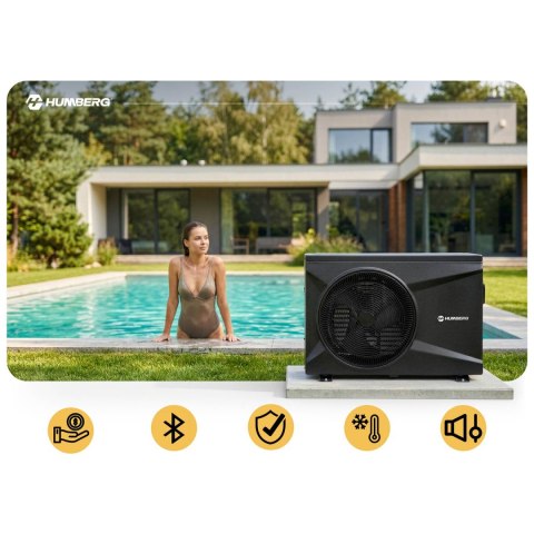Pompa ciepła do basenu spa podgrzewacz wody 10kw Humberg HM-912 Humberg