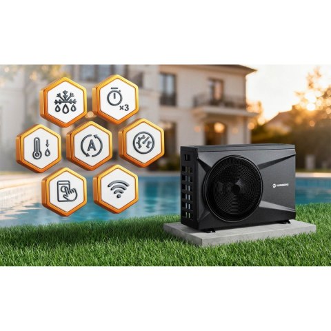 Pompa ciepła do basenu spa podgrzewacz wody 10kw Humberg HM-912 Humberg