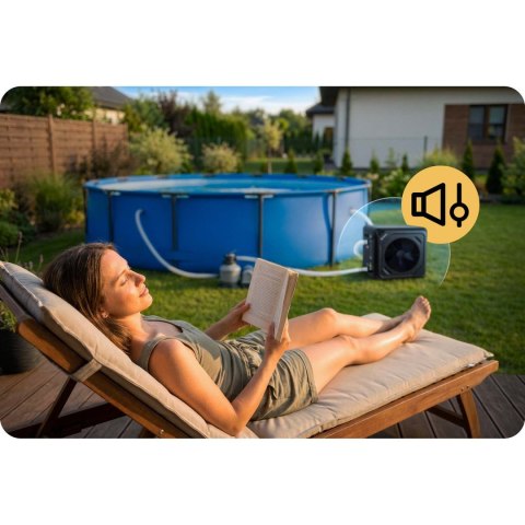 Pompa ciepła do basenu spa podgrzewacz wody 5kw Humberg HM-910 Humberg