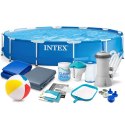 Basen ogrodowy stelażowy 305 x 76 cm zestaw 15w1 INTEX 28202 INTEX