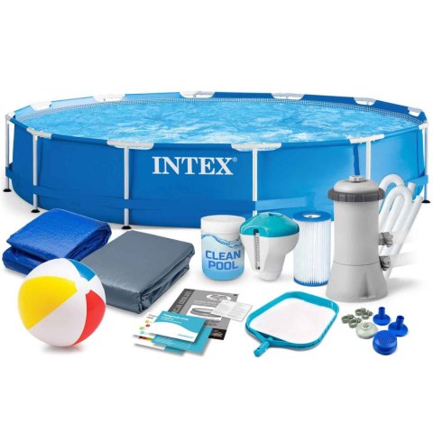 Basen ogrodowy stelażowy 305 x 76 cm zestaw 15w1 INTEX 28202 INTEX
