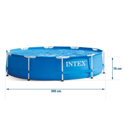 Basen ogrodowy stelażowy 305 x 76 cm zestaw 4w1 INTEX 28202 INTEX