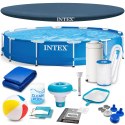 Basen ogrodowy stelażowy 366 x 76 cm 16w1 INTEX 28212 INTEX