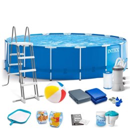 Basen ogrodowy stelażowy 457 x 122 cm 17w1 INTEX 28242 INTEX
