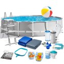 Basen ogrodowy stelażowy 457x122 cm zestaw 17w1 INTEX 26726 INTEX