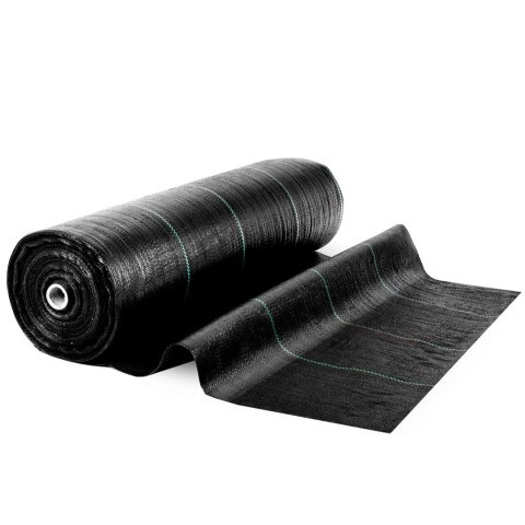 Agrotkanina ogrodowa 1,6 m x 50 m 70 g/m2 + 50 szpilek Plonos - czarna