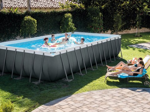 Basen ogrodowy stelażowy 732 x 366 x 132 cm 9w1 INTEX 26364 INTEX