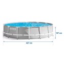 Basen ogrodowy stelażowy 427 x 107 x 107 cm zestaw 21w1 INTEX 26720 INTEX
