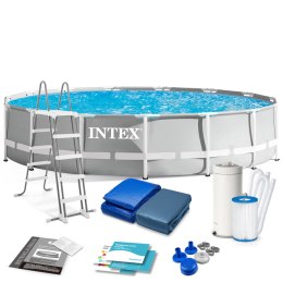 Basen ogrodowy stelażowy 457 x 107 cm zestaw 12w1 INTEX 26724 INTEX