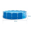Basen ogrodowy stelażowy 457 x 122 cm 21w1 INTEX 28242 INTEX
