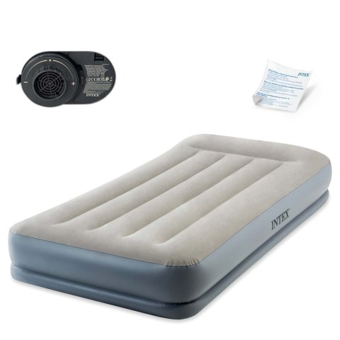 Materac dmuchany 191x99x33 cm z wbudowaną pompką elektryczną INTEX 64116ND INTEX