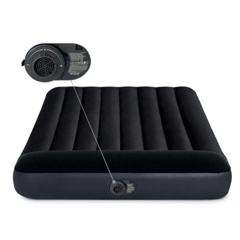 Materac dmuchany 203x152x25 cm z wbudowaną pompką elektryczną INTEX 64150 INTEX