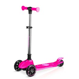 Hulajnoga trójkołowa dla dzieci balansowa świecąca w ciemności Ricokids Jelly - różowa