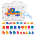 Znikopis tablica magnetyczna układanka stolik dla dzieci tangram Ricokids RK-823