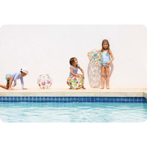 Dmuchana piłka plażowa wesołe rybki 51 cm INTEX 59040 INTEX
