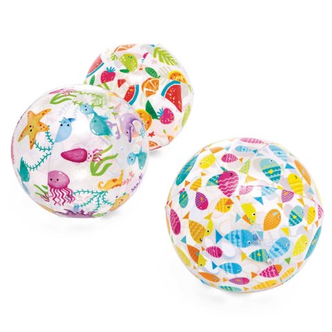 Dmuchana piłka plażowa wesołe rybki 51 cm INTEX 59040 INTEX